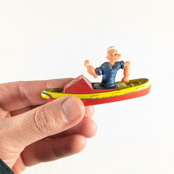 Vintage Corgi Popeye The Sailor Die Cast Boat Made In Great Britain - Picture 9 of 9